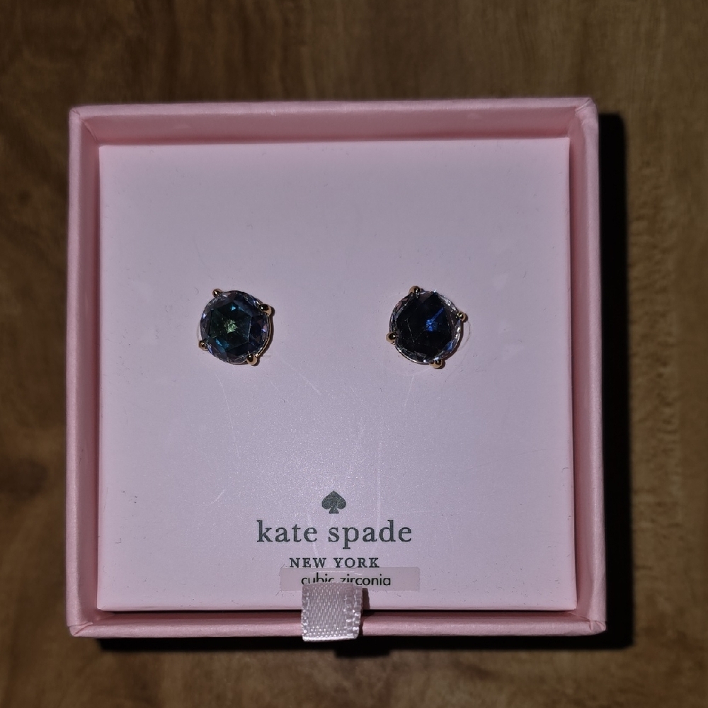 Kate Spade Dark Blue Stud Earrings